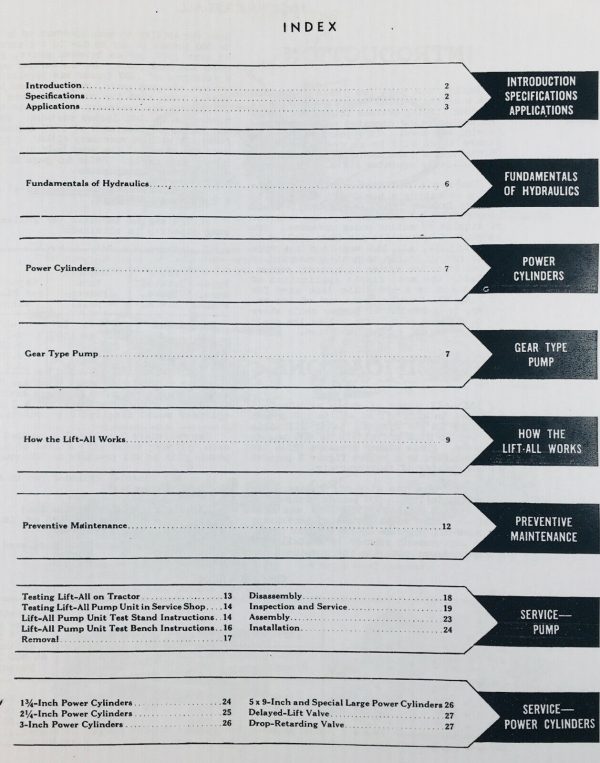 Farmall International Super H Hv Tractor Service Parts Operators Manual Lift All - Image 4