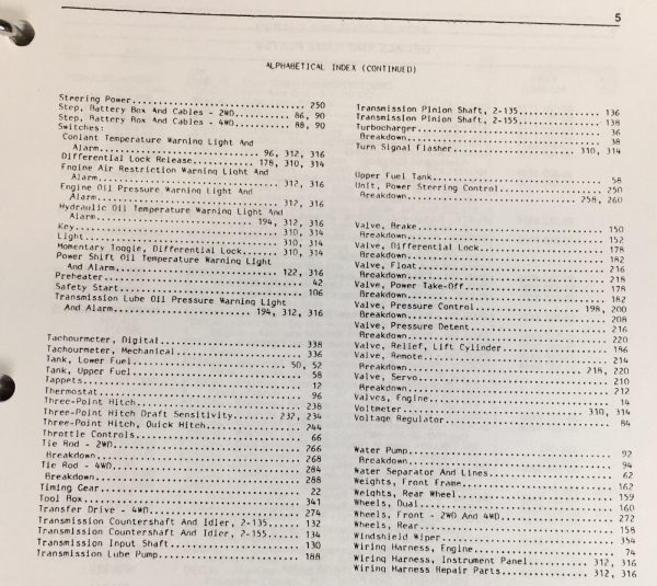 White 2-135 2-155 Field Boss Tractors Service Parts Manual Set Repair Workshop - Image 6