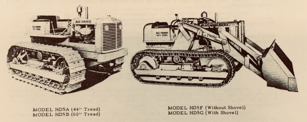 Set Allis Chalmers Hd 5 Hd5 Crawler Tractor Service Repair Manual Parts Catalog - Image 4