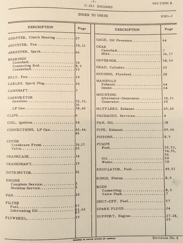 International 3600 A Gas Tractor Backhoe Parts Operators Manual Set Book C-263 - Image 3