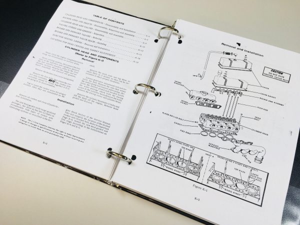 Case 530 Draft-O-Matic Tractor Service Manual Technical Shop Book Overhaul - Image 4