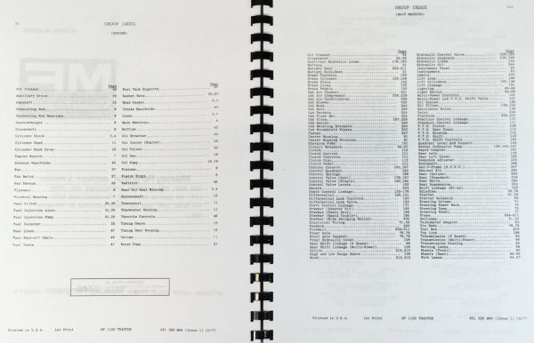 Massey Ferguson 1155 Tractor Service Parts Operators Manual Repair Set Owner - Image 3