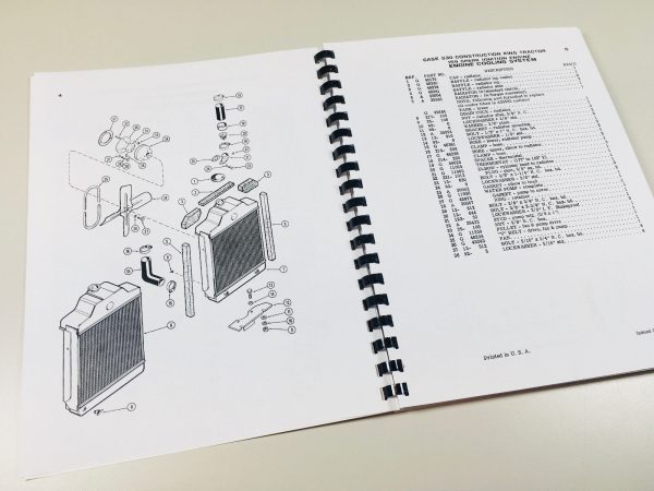 J I Case 530 Construction King Ck Wheel Tractor Parts Catalog Manual No. C91O - Image 2