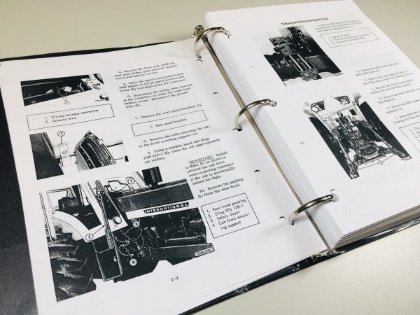 International 766 966 1066 1466 1468 Hydro 100 Tractor Service Manual Shop Book - Image 5