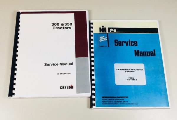 International Farmall 300 350 Tractor Gas Engine Chassis Service Shop Manual