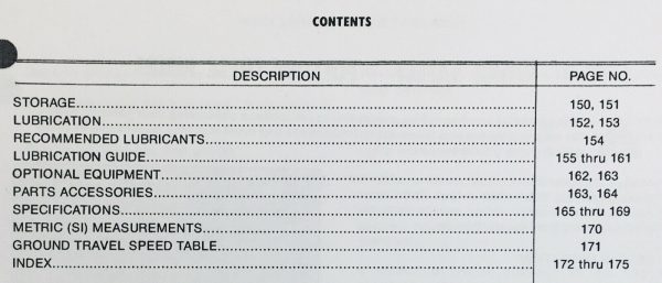 International 715 Combine Operators Owners Manual Maintenance Adjustments - Image 4