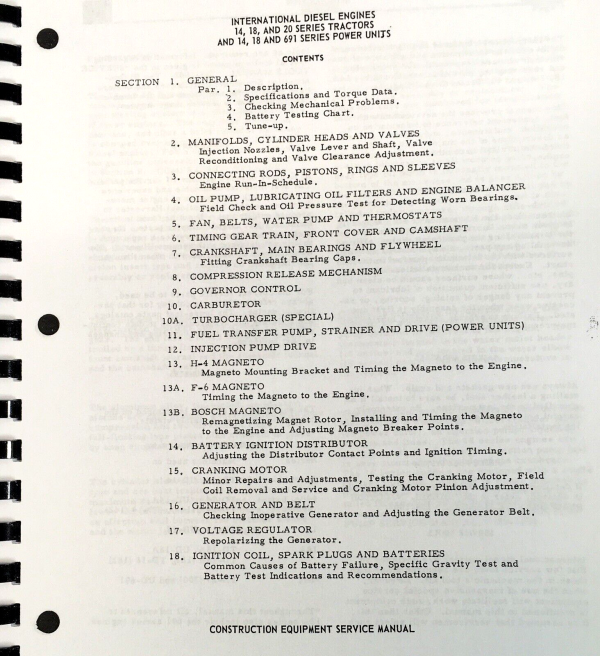 International TD-14 TD14 Crawler Tractor Service Parts Manual Set Repair IH - Image 4