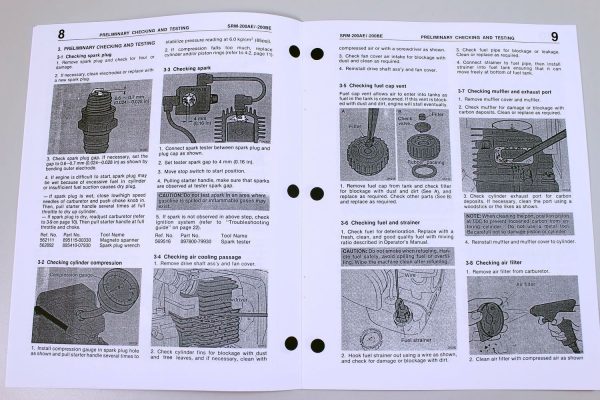 Echo Srm 200Ae 200Be Trimmer Brush Cutter Service Repair Shop Manual Technical - Image 4