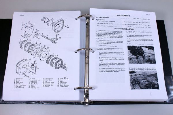 Case 850D 855D Crawler Dozer Loader Service Technical Manual Repair Shop Binder - Image 12