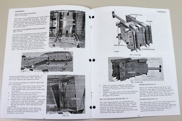 Allis Chalmers 442 Baler Owners Operators Manual Maintenance Controls - Image 6