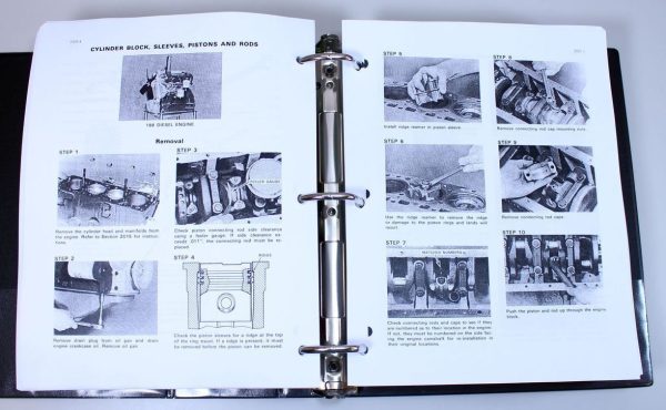 Case 450 Crawler Dozer Loader Operators Parts Service Manual 188 Diesel Engine - Image 5