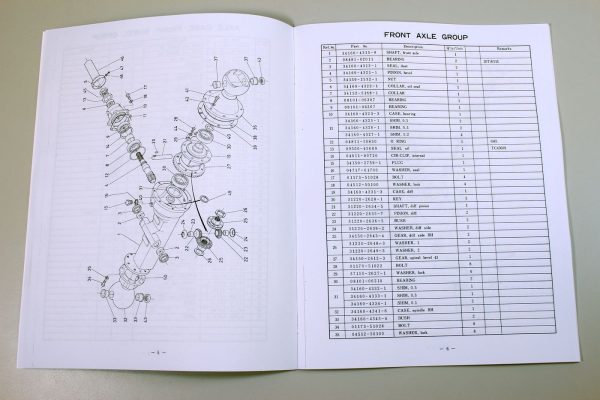 Kubota L225Dt Tractor Operators Owners/Parts Manual Diesel 3Cyl 4Wd D1100-A - Image 5