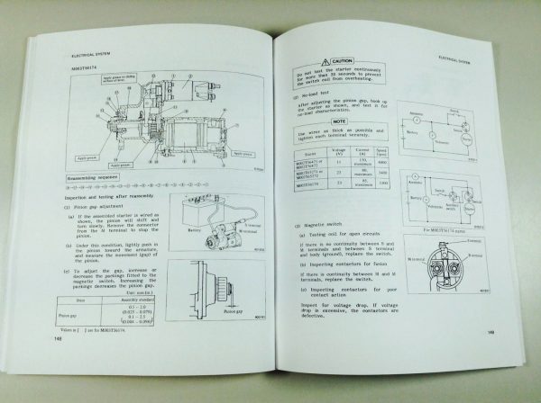 Mitsubishi Diesel Engine S6E2-T S6F-T Technical Service Repair Shop Manual - Image 5