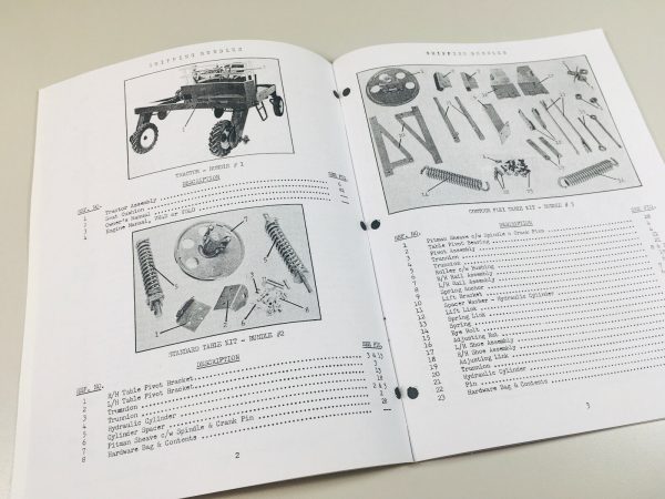 Oliver 502 Swather Owners Operators Manual Maintenance Lubrication Adjustments - Image 3