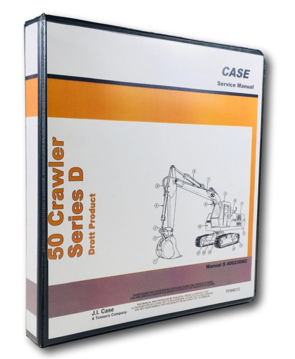 Case Drott 50D Crawler Excavator Service Technical Repair Manual 50 Series D