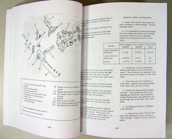 Set International 500 Series C 500C Crawler Tractor Service Manual Parts Catalog - Image 5