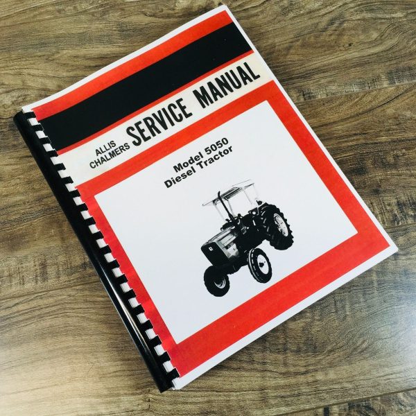 Allis Chalmers 5050 Diesel Tractor Service Manual Repair Shop Technical Book