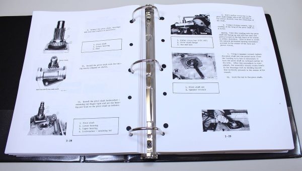 International 786 Tractor Service Manual Parts Catalog D-358 Engine Chassis Oh - Image 9