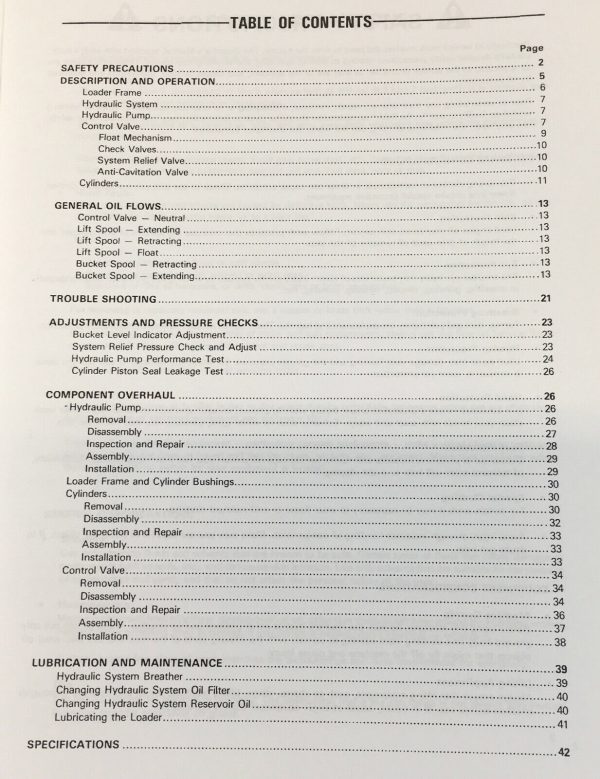 Ford Series 745 Loader 19-955 For 340A 540A Tractor Service 2 Manual Repair Set - Image 2