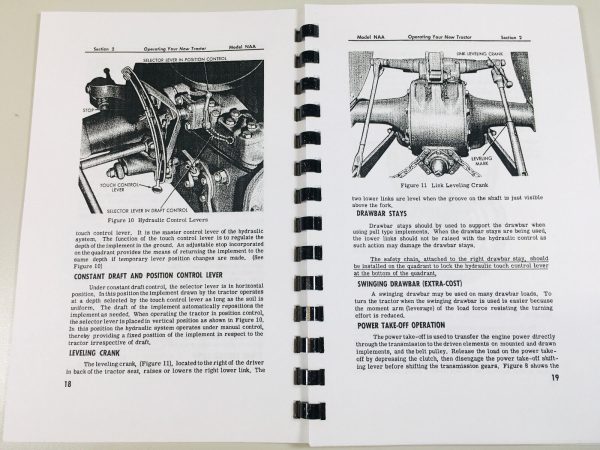 1953-1955 Ford Naa Golden Jubilee Tractor Operators Manual Owners Maintenance - Image 6