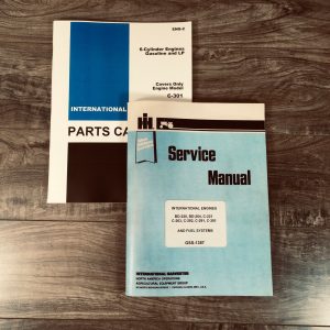 International 826 2826 Tractors Engine Only C301 6Cyl Service Parts Manual Set