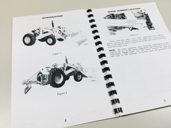 J I Case 580 Ck Tractor Loader Backhoe Operators Owners Manual Maintenance Set - Image 9