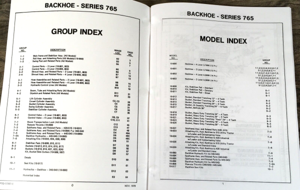 Ford 340 540 Tractor 745 Loader 765 Backhoe Service Parts Operator Manual Set - Image 9