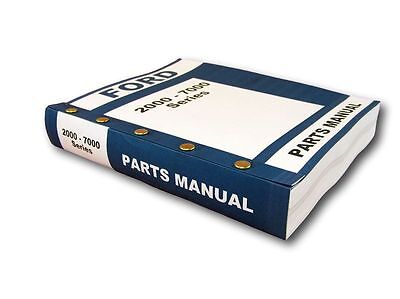 Ford 3400 3500 4400 4500 Industrial Loader Backhoe Tractor Parts Manual Catalog