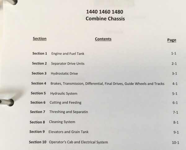 International 1480 Combine Service Parts Operators Manual Set Repair Shop DT466B - Image 3