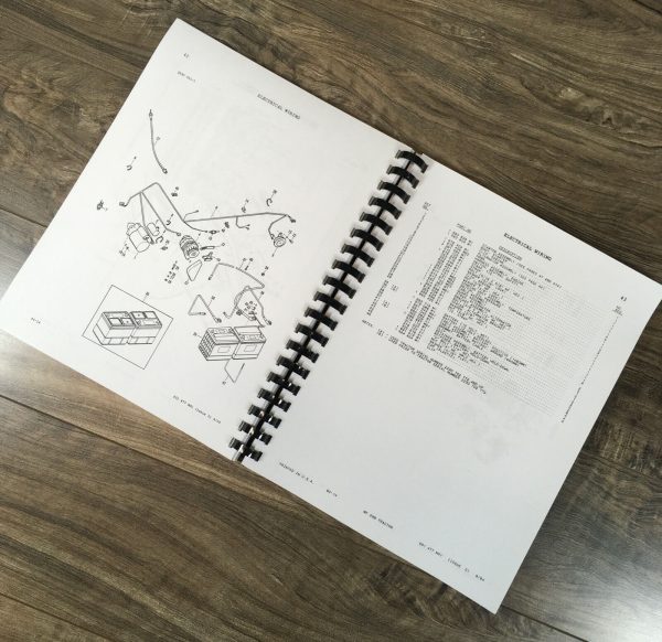 Massey Ferguson 298 Tractor Parts Manual Catalog Book Assembly Schematics - Image 5