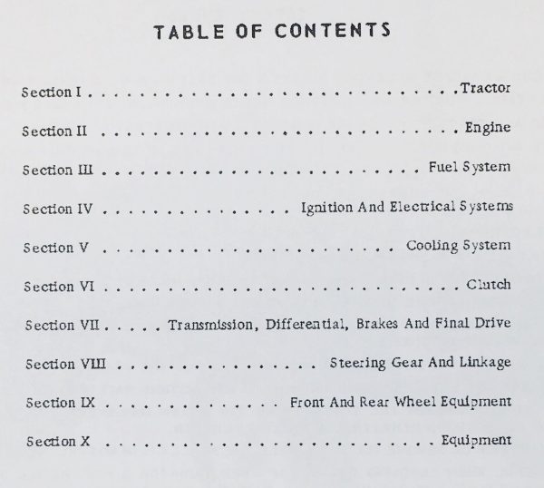 Oliver 550 Tractor Owners Operators Manual Maintenance - Image 3