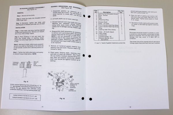 Long 1760 1761 1762 Rotary Mower Cutter Operators Parts Manual List 48" 60" 72" - Image 5