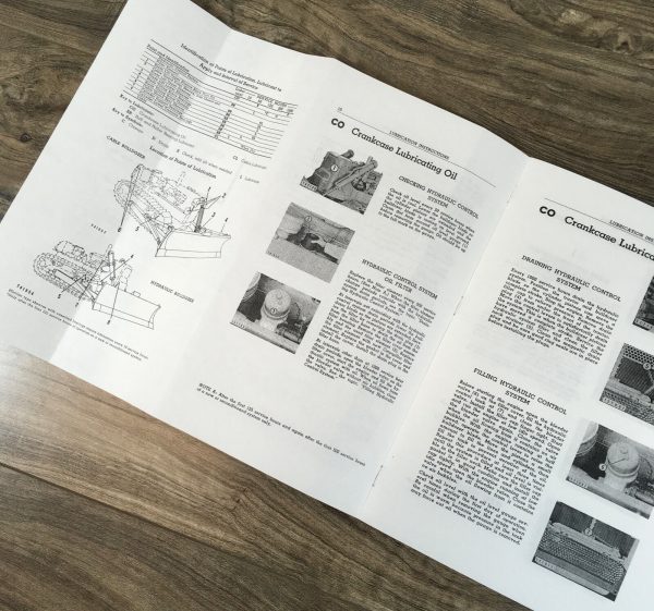 Caterpillar 9A Bulldozer Dozer Operators Manual Cable & Hydraulic S/N 11E1-Up - Image 3