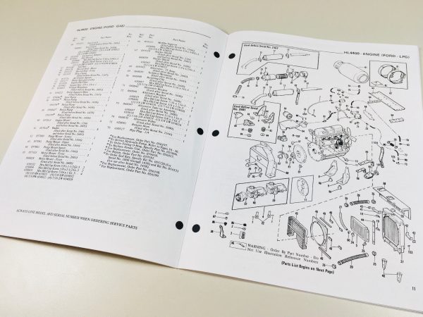 Gehl 4400 Skid Loader Skid Steer Owner Operators Service Parts Manual Set - Image 6