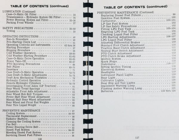 Case 730 830 Series Tractor Operators Owners Manual Maintenance Sn 822900 And Up - Image 4