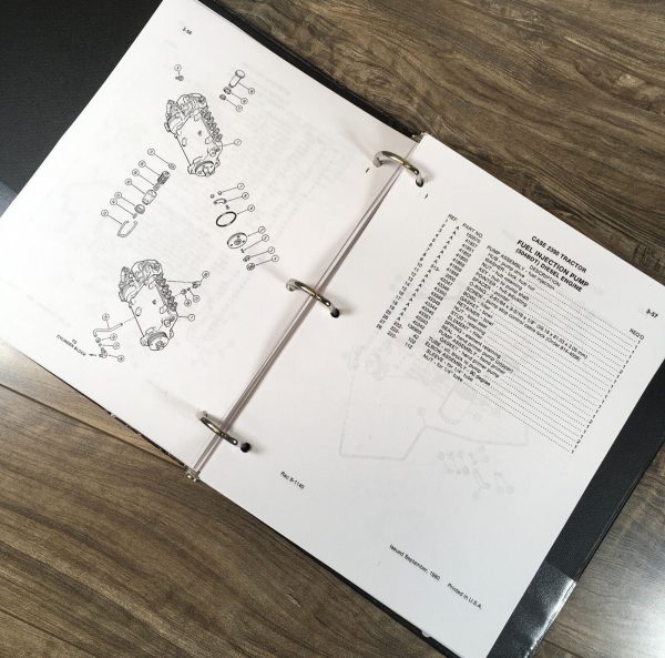 Case 2390 Tractor Parts Manual Catalog Book Assembly Schematic Exploded Views - Image 5