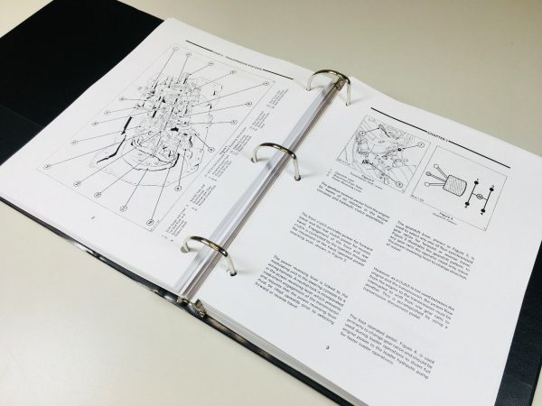 Ford 345C 445C 545C Tractor Loader Service Repair Manual Parts Catalog Set - Image 5