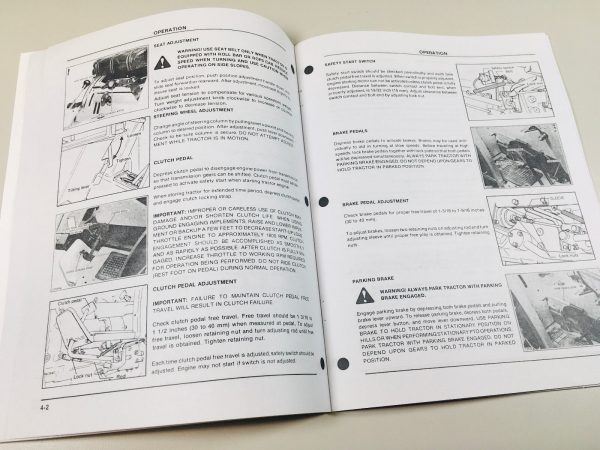 White Field Boss 43 Tractor Operators Manual - Image 4