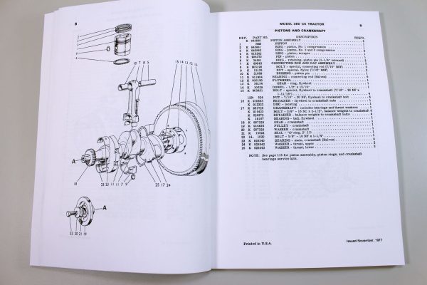 Case 380Ck General Purpose Low Center Gravity Tractor Parts Catalog Manual B1273 - Image 4