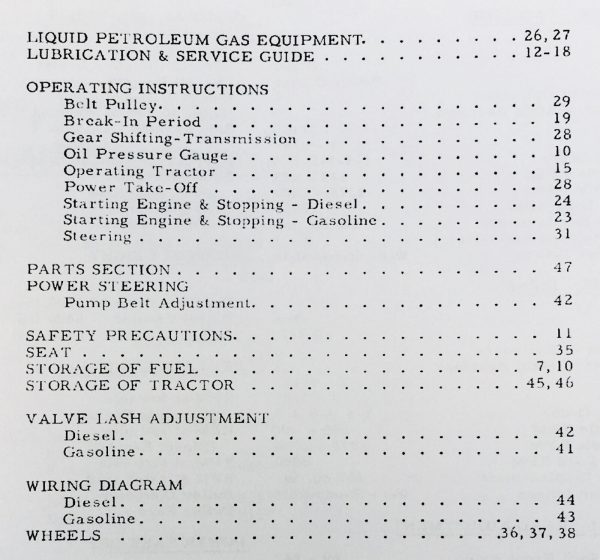 Allis Chalmers D19 D-19 Tractor Owners Operators Manual Maintenance Lubrication - Image 3