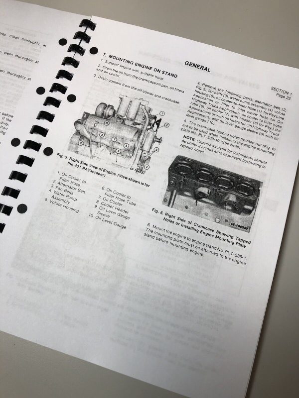 Farmall International 4786 Tractor Service Manual Repair Technical Overhaul Set - Image 8