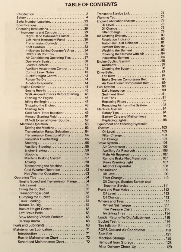 Case W36 Wheel Loader Service Manual Set W Parts Catalog Operators Repair Shop - Image 10