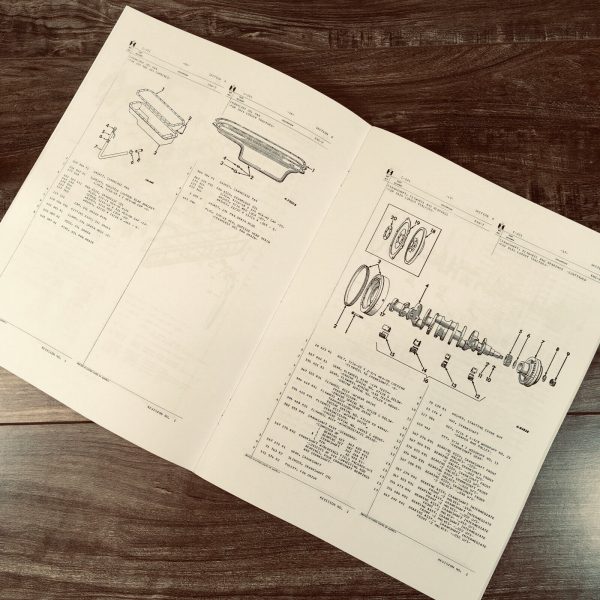 International 3616 Loader Tractor Engine Service Parts C-221 6 Cyl. Manual Set - Image 10