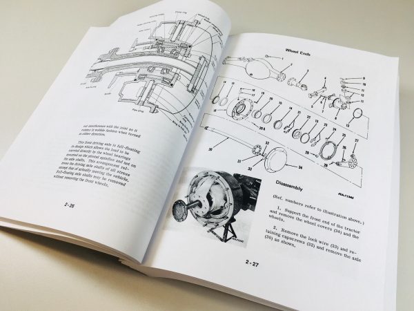 International Hydro 186 Tractor Service Repair Shop Manual Parts Catalog Oh Set - Image 9