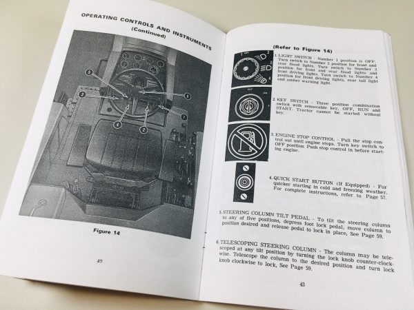 Case 1175 Tractor Operators Owners Manual Maintenance Book Lubrication More - Image 5