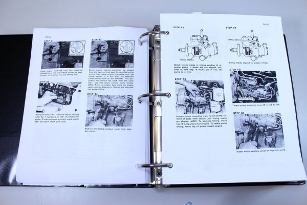 Case 350B Crawler Dozer Loader Service Manual Parts Catalog Repair Shop Book - Image 6