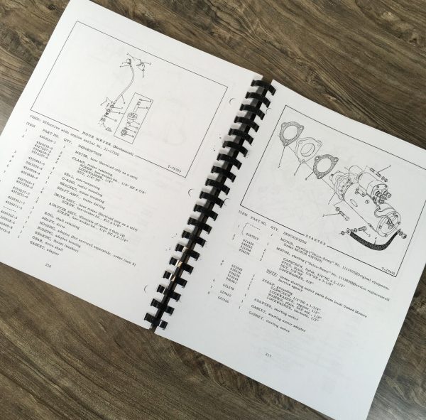 Allis Chalmers 12G Crawler Loader Parts Manual Catalog Book Assembly 11R Ripper - Image 6