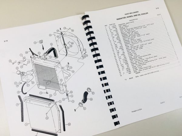 Case 1845C Uni Loader Skid Steer Service Manual Parts Catalog Repair Shop Books - Image 9