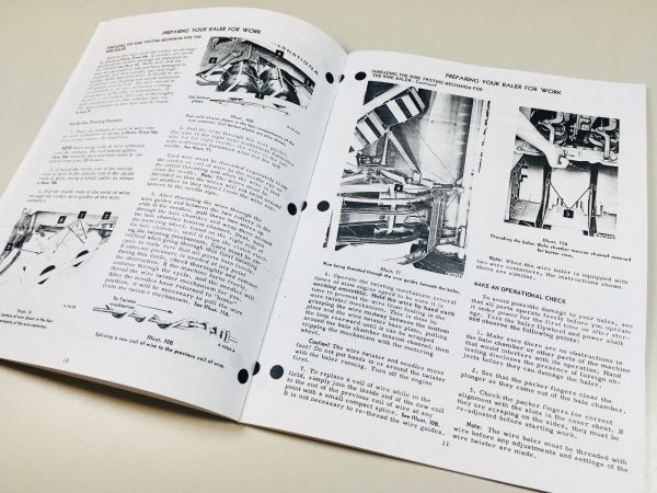 International 37 47 Baler Operators Owners Manual Twine Wire Service Timing More - Image 4