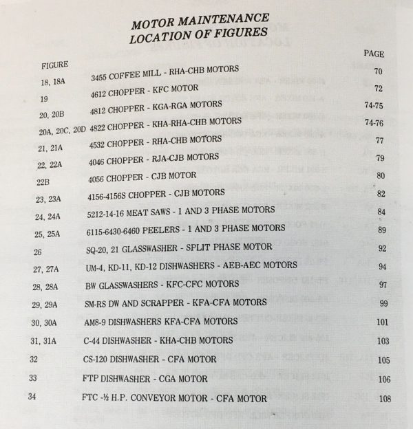 Hobart Motor Maintenance Service Manual Workshop Repair Book Technical - Image 4